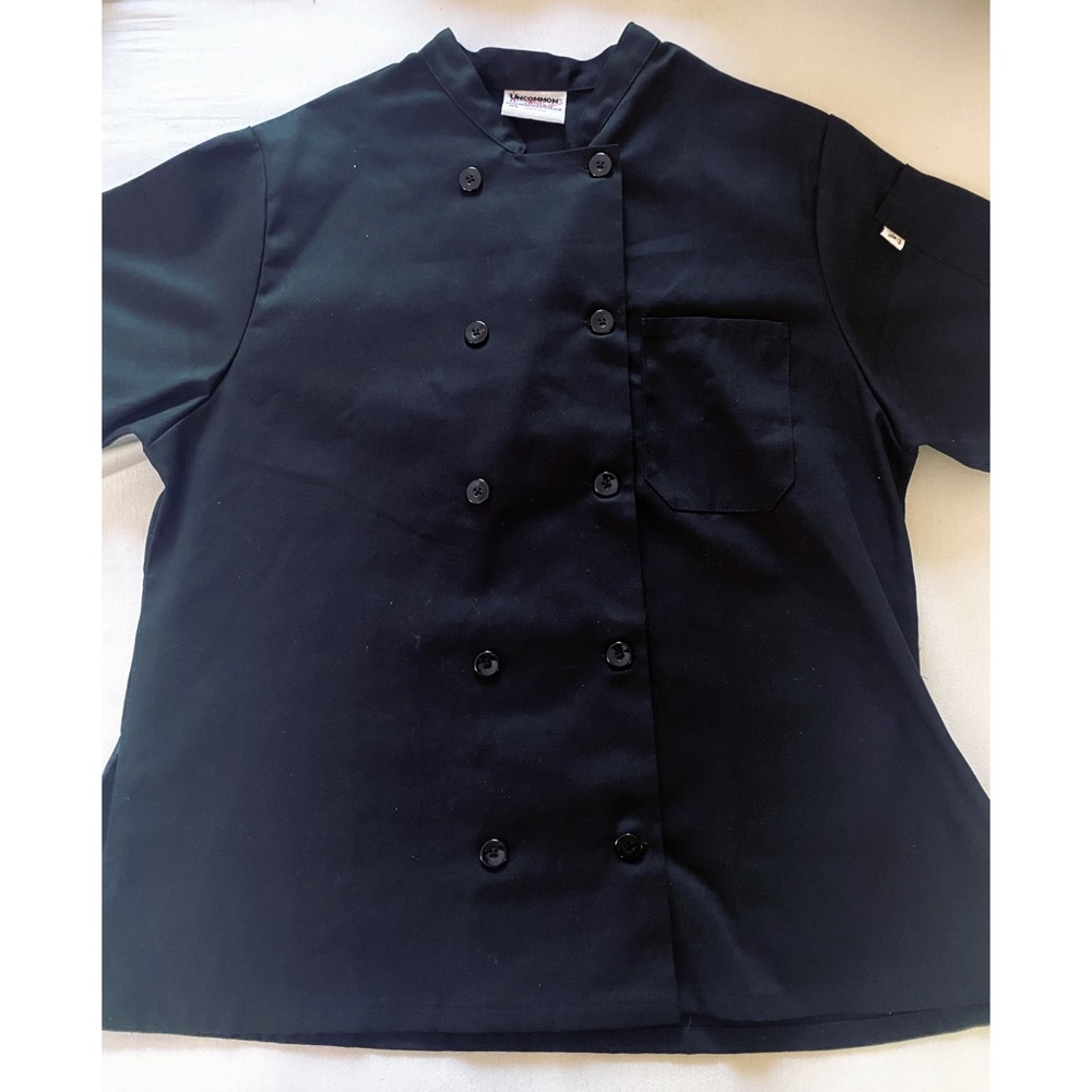 Uncommon Threads Black Chef Coat Size XL